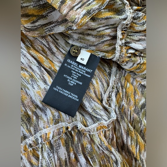 Isabel Marant Étoile Sliema Printed High-Low Tank - Picture 9 of 13